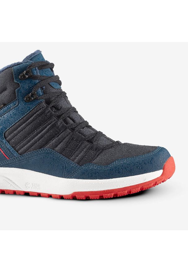 quechua - Buty turystyczne męskie Quechua SH500 Mid wodoodporne. Okazja: na co dzień, na spacer. Kolor: czerwony, wielokolorowy, niebieski. Materiał: materiał, futro. Szerokość cholewki: normalna. Sezon: zima. Sport: wspinaczka, turystyka piesza