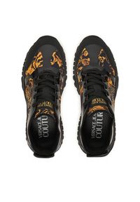 Versace Jeans Couture Sneakersy 79YA3SIB ZSC90 Czarny. Kolor: czarny. Materiał: materiał #3