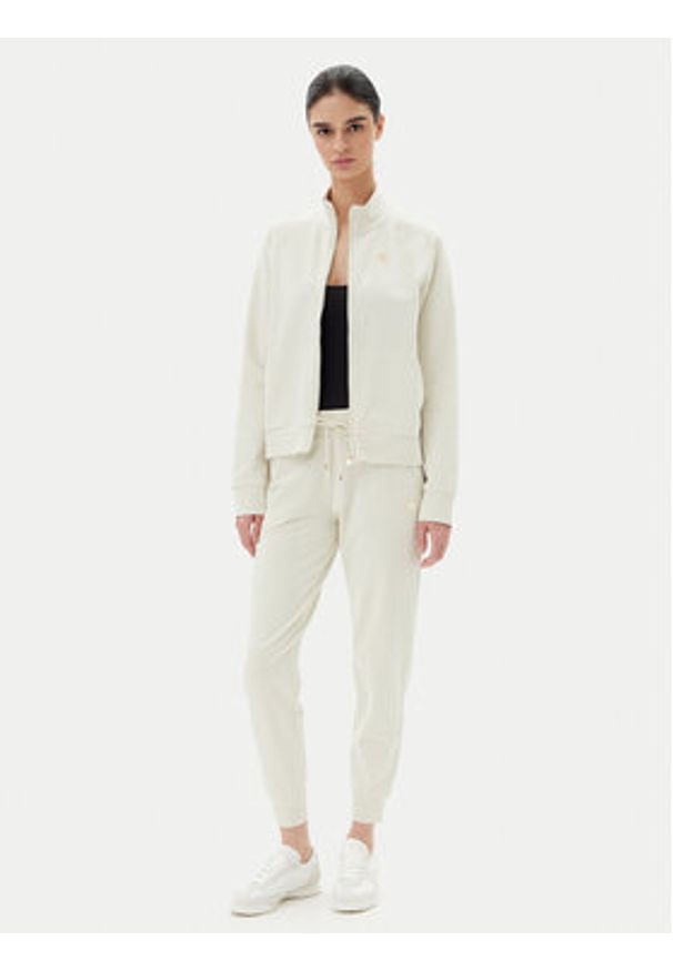 EA7 Emporio Armani Bluza 7W000077 AF13135 U1112 Beżowy Regular Fit. Kolor: beżowy. Materiał: bawełna