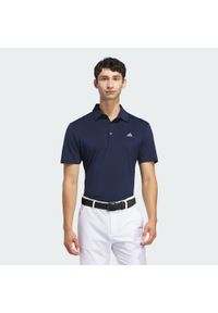 Adidas - Koszulka polo Ultimate365 Solid. Typ kołnierza: polo. Kolor: niebieski. Materiał: materiał. Styl: sportowy #1