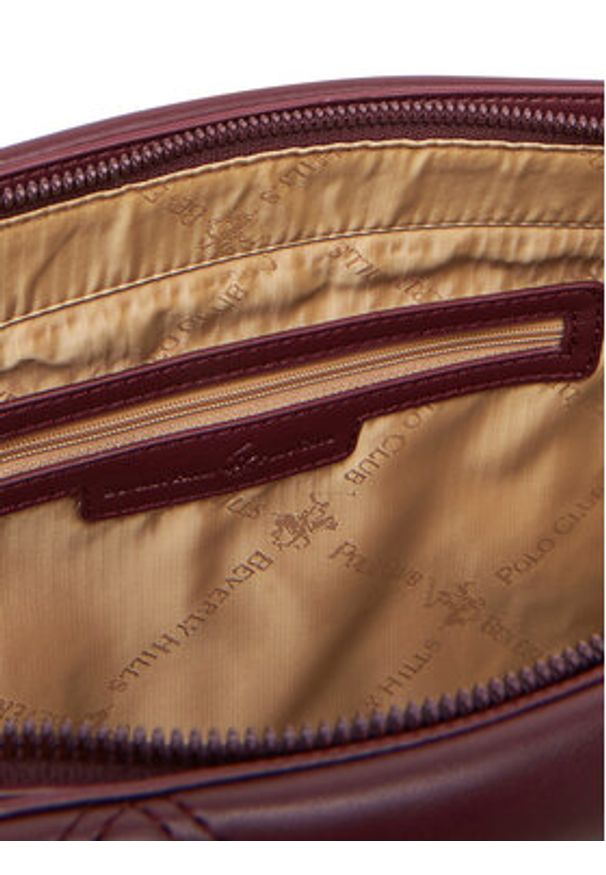 Beverly Hills Polo Club Torebka CEO-BHPC-C-010-08 Bordowy. Kolor: czerwony
