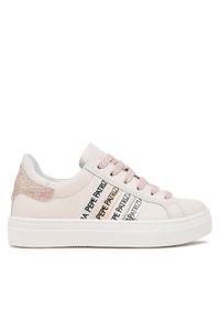 Patrizia Pepe Sneakersy PJ204.02 M Écru. Materiał: skóra #1