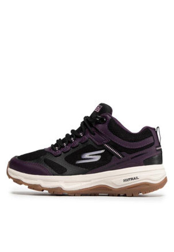 skechers - Skechers Sneakersy Highly Elevated 128206/BKPR Czarny. Kolor: czarny. Materiał: materiał