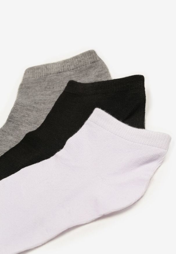 Born2be - Wielokolorowe Bawełniane Klasyczne Skarpety Stopki 3 Pack Evionas. Kolor: wielokolorowy. Materiał: bawełna