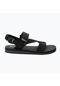 Sandały turystyczne damskie Jack Wolfskin Urban Entdeckung Belt. Kolor: czarny. Sport: turystyka piesza