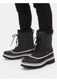sorel - Sorel Śniegowce Caribou NM1000 Czarny. Kolor: czarny. Materiał: nubuk, skóra #3
