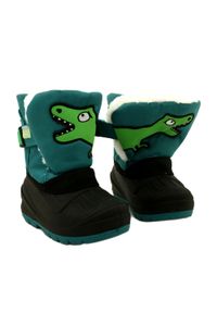 Befado obuwie dziecięce śniegowiec 160X016 zielone. Zapięcie: rzepy. Kolor: zielony. Materiał: tkanina, syntetyk, guma, futro #3