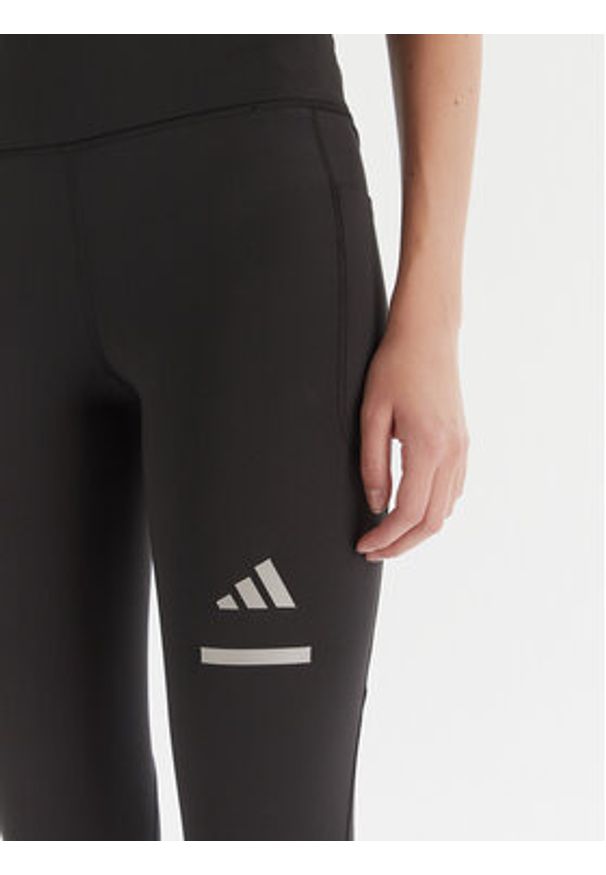 Adidas - adidas Legginsy Running Climawarm JP3846 Czarny Slim Fit. Kolor: czarny. Materiał: syntetyk. Technologia: ClimaWarm (Adidas). Sport: bieganie