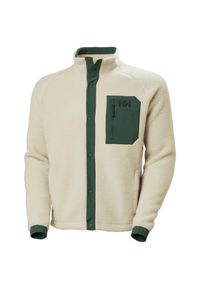 Kurtka z dresu Helly Hansen Panorama Pile Snap. Kolor: szary. Materiał: dresówka #1