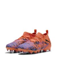 Buty Piłkarskie Puma Future 8 Match Creativity Fg/Ag Jr Dzieci. Kolor: wielokolorowy, pomarańczowy, żółty, czarny, fioletowy. Sport: piłka nożna