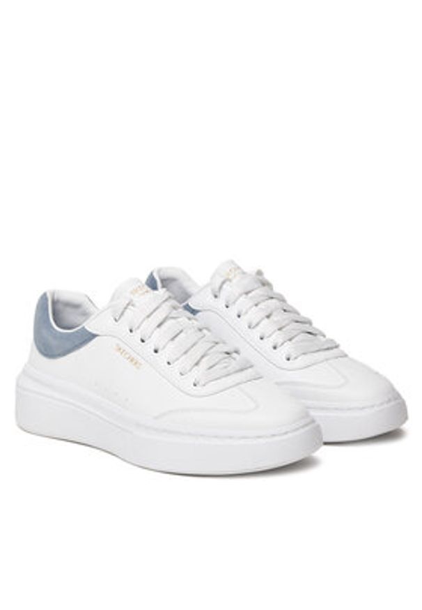 skechers - Skechers Sneakersy Cordova Classic-Best Behavior 185060/WBL Biały. Kolor: biały. Materiał: skóra