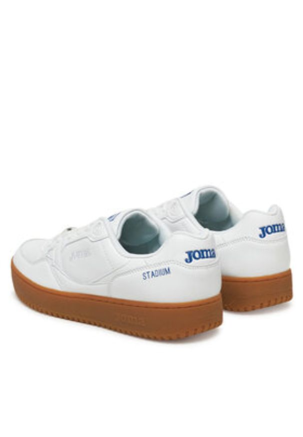 Joma Sneakersy C.Stadium 2502 CSTAS2502 Biały. Kolor: biały. Materiał: skóra