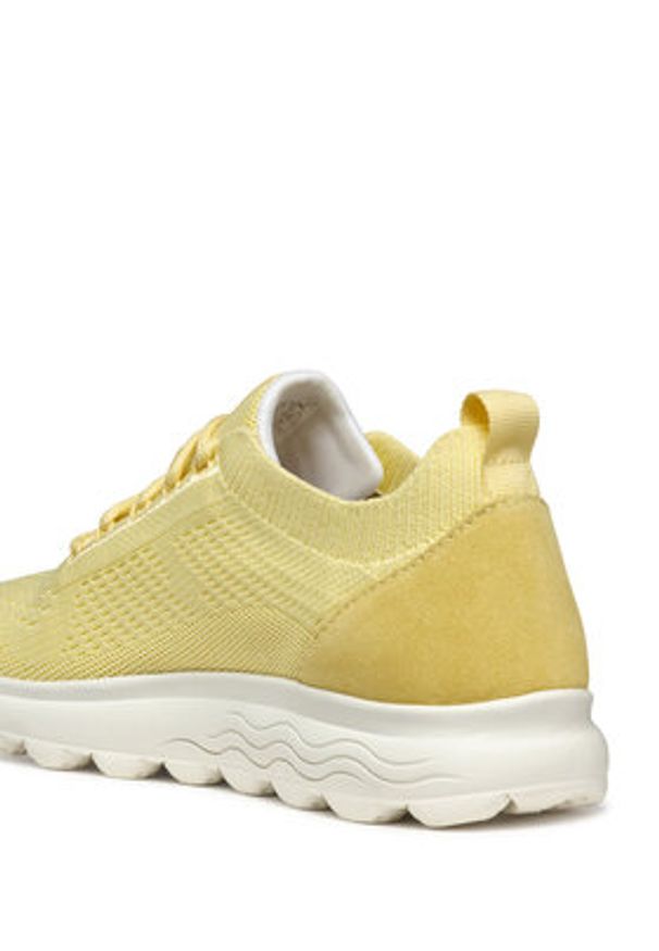 Geox Sneakersy D Spherica D15NUA 06K22 C2004 Żółty. Kolor: żółty. Materiał: materiał