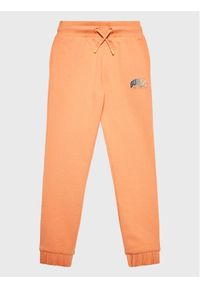 Guess Spodnie dresowe J3RQ11 KA6R0 Pomarańczowy Regular Fit. Kolor: pomarańczowy. Materiał: bawełna #1