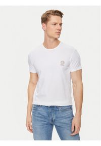VERSACE - Versace T-Shirt Medusa AUU01005 Biały Slim Fit. Kolor: biały. Materiał: bawełna #1