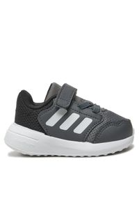 Adidas - adidas Sneakersy Tensaur Run 3.0 IE6013 Szary. Kolor: szary. Materiał: mesh, materiał. Sport: bieganie