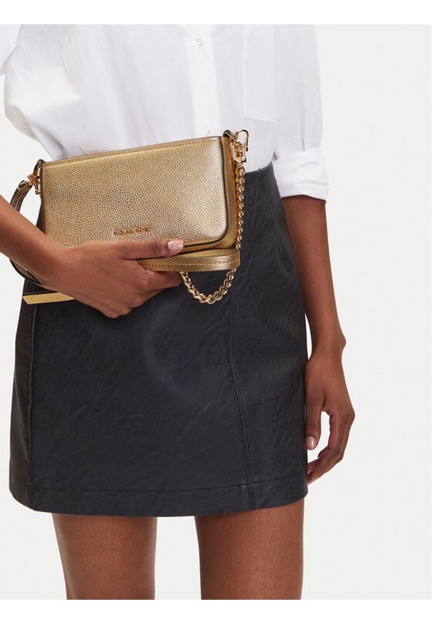 MICHAEL Michael Kors Torebka 32S5GYTC5M Złoty. Kolor: złoty. Materiał: skórzane