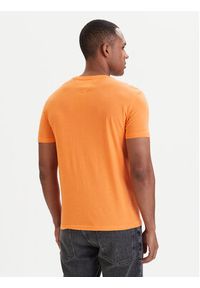 Tommy Jeans T-Shirt DM0DM20363 Pomarańczowy Slim Fit. Kolor: pomarańczowy. Materiał: bawełna #5