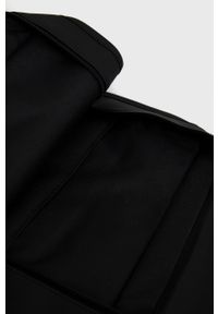 Rains plecak 13700 Buckle Backpack Mini kolor czarny duży gładki. Kolor: czarny. Wzór: gładki #2