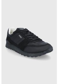 Guess buty kolor czarny. Zapięcie: sznurówki. Kolor: czarny. Materiał: guma #4