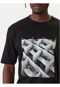 Hugo - HUGO T-Shirt Dodger 50553330 Czarny Regular Fit. Kolor: czarny. Materiał: bawełna #3