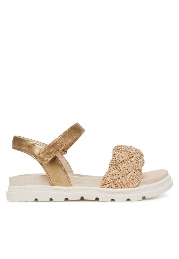 Sandały Mayoral. Kolor: złoty
