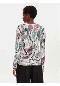 Desigual Sweter Manchester 24WWJF41 Kolorowy Regular Fit. Materiał: wiskoza. Wzór: kolorowy #8