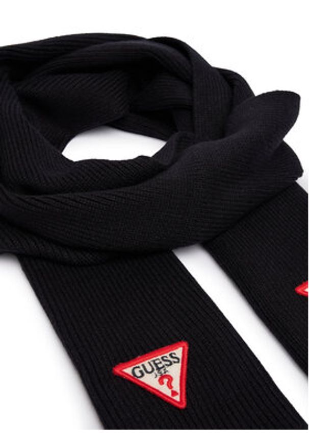 Guess Szalik AW5235 VIS03 Czarny. Kolor: czarny. Materiał: materiał