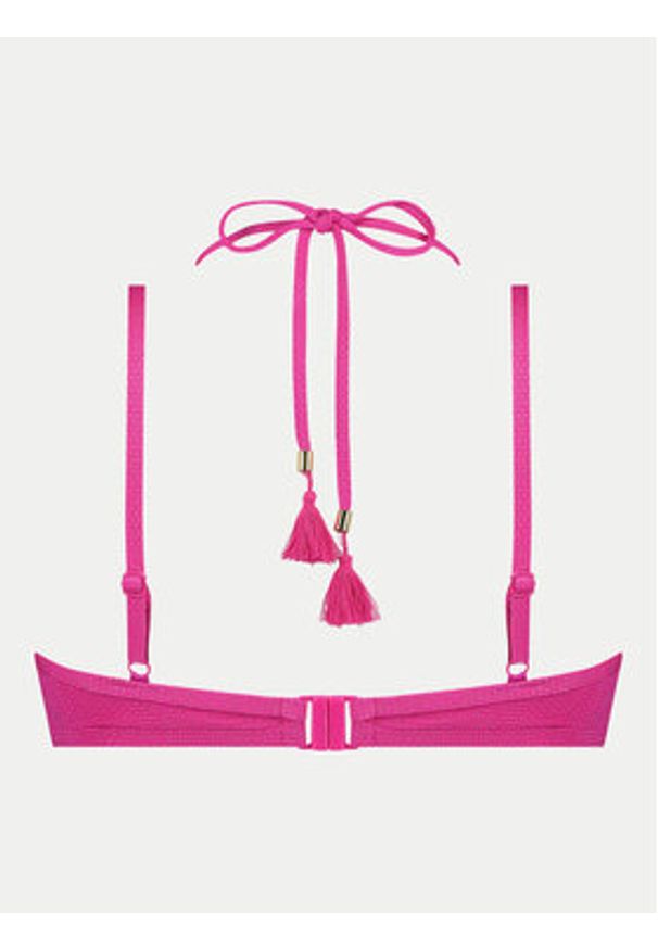 Hunkemöller Góra od bikini Scallop 204862 Różowy. Kolor: różowy. Materiał: syntetyk