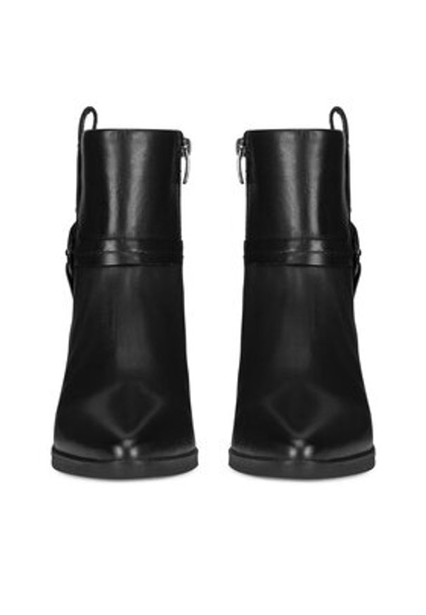 MEXX Botki MICP1710243W Czarny. Kolor: czarny. Materiał: skóra