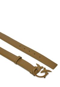 Pinko Pasek Damski Lover Berry H3 Belt AI 24-25 PLT01 100125 A1K2 Khaki. Kolor: brązowy. Materiał: skóra