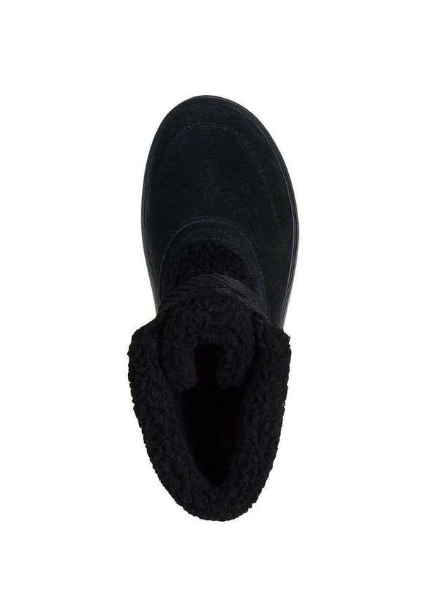 skechers - Buty damskie Skechers Arch Fit Horizon Boot Lana. Kolor: czarny. Materiał: zamsz, materiał. Sport: fitness