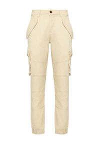 Alpha Industries Spodnie materiałowe Combat 126215 Écru Slim Fit. Materiał: bawełna #1