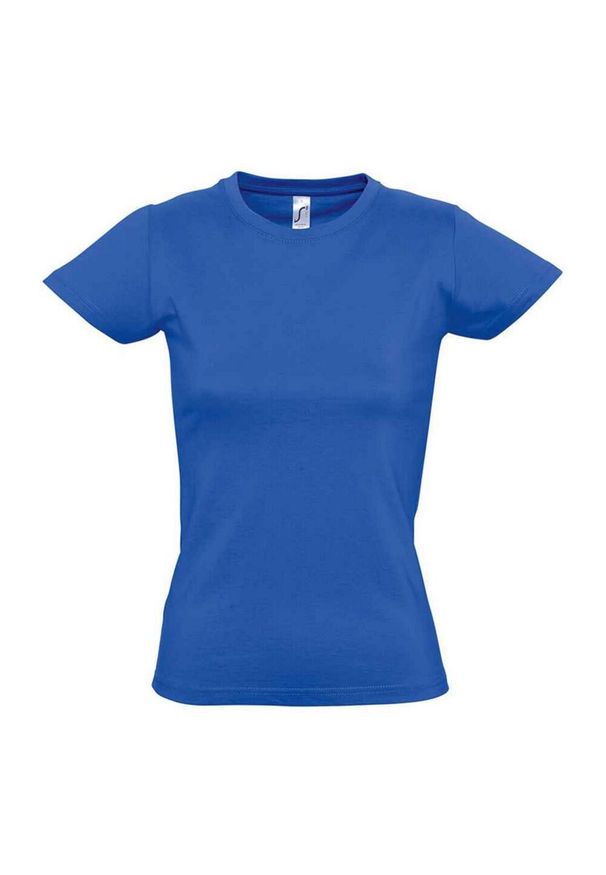 SOL'S - Koszulka Imperial Dla Kobiet. Kolor: niebieski. Sport: turystyka piesza