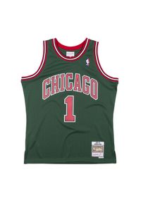 Mitchell & Ness - Koszulka Nba Chicago Bulls Derrick Rose. Kolor: zielony. Sport: koszykówka #1