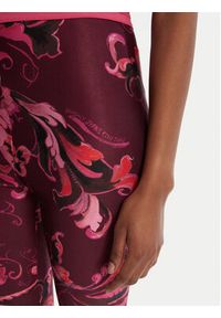 Versace Jeans Couture Legginsy 79HAC101 JS501 Różowy Slim Fit. Kolor: różowy. Materiał: syntetyk