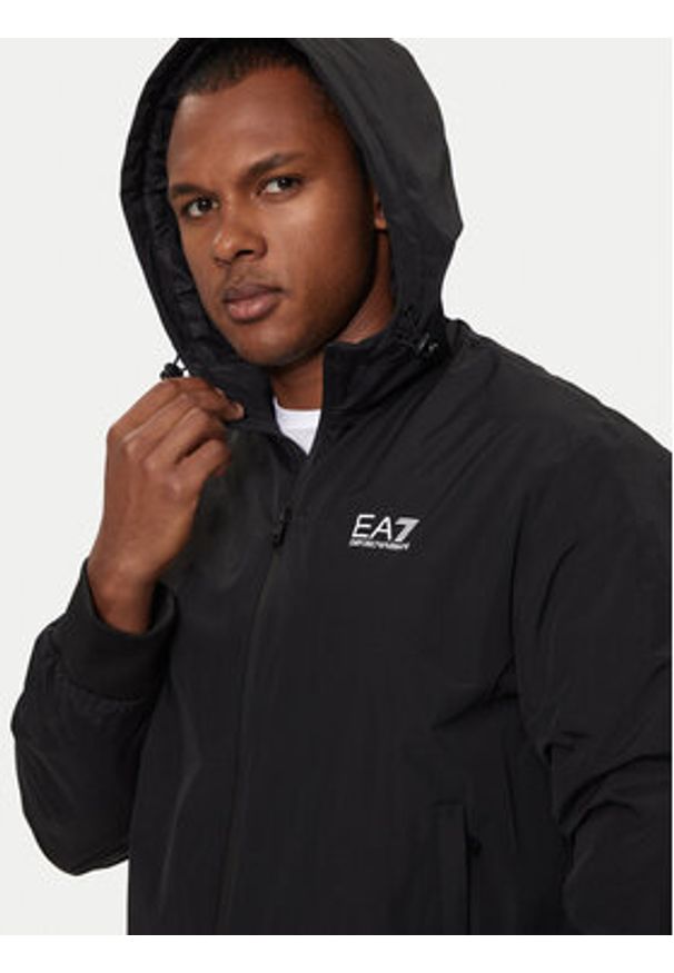 EA7 Emporio Armani Kurtka przejściowa 8NPB21 PNFZZ 1200 Czarny Regular Fit. Kolor: czarny. Materiał: syntetyk