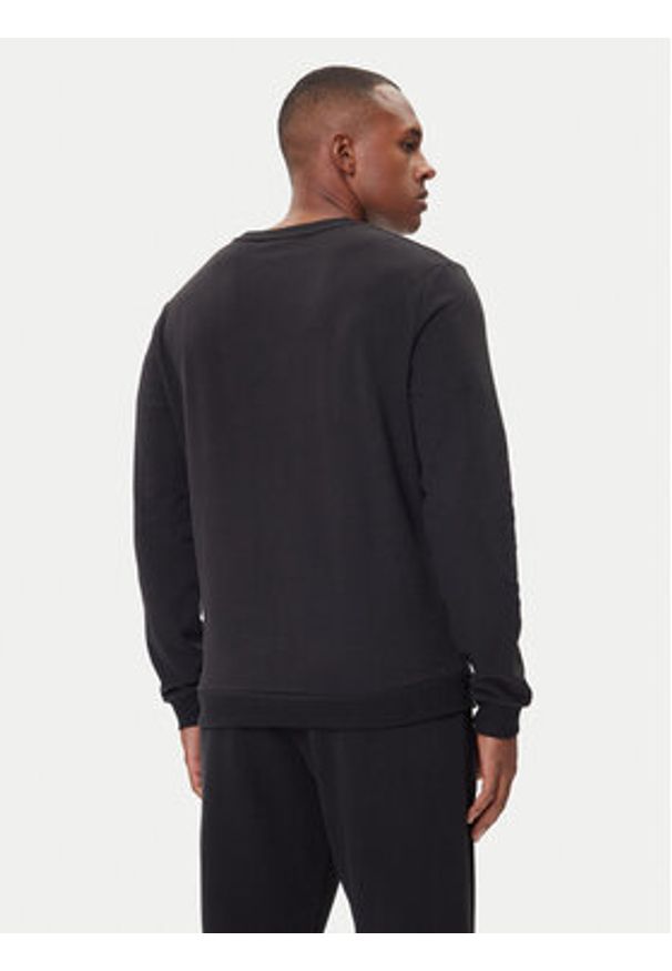 TOMMY HILFIGER - Tommy Hilfiger Bluza UM0UM03666 Czarny Regular Fit. Kolor: czarny. Materiał: bawełna, syntetyk