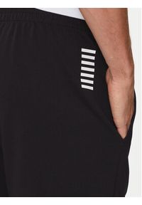 EA7 Emporio Armani Spodnie dresowe 8NPP65 PJVRZ 1200 Czarny Regular Fit. Kolor: czarny. Materiał: bawełna #4