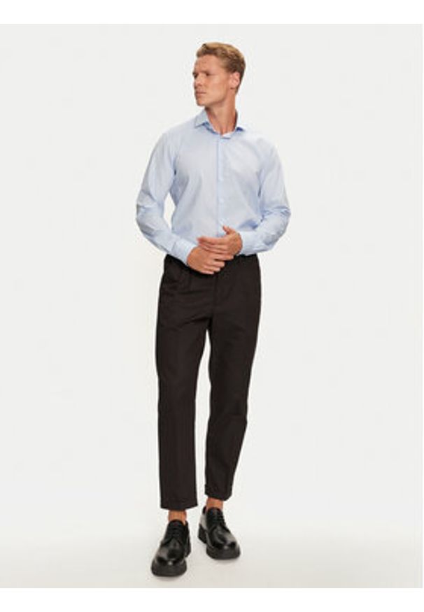 Calvin Klein Koszula K10K113539 Niebieski Regular Fit. Kolor: niebieski. Materiał: bawełna