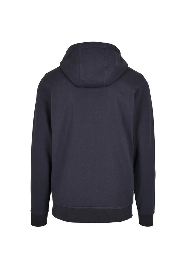BUILD YOUR BRAND - Bluza Z Kapturem Unisex Dla Dorosłych. Typ kołnierza: kaptur. Kolor: niebieski