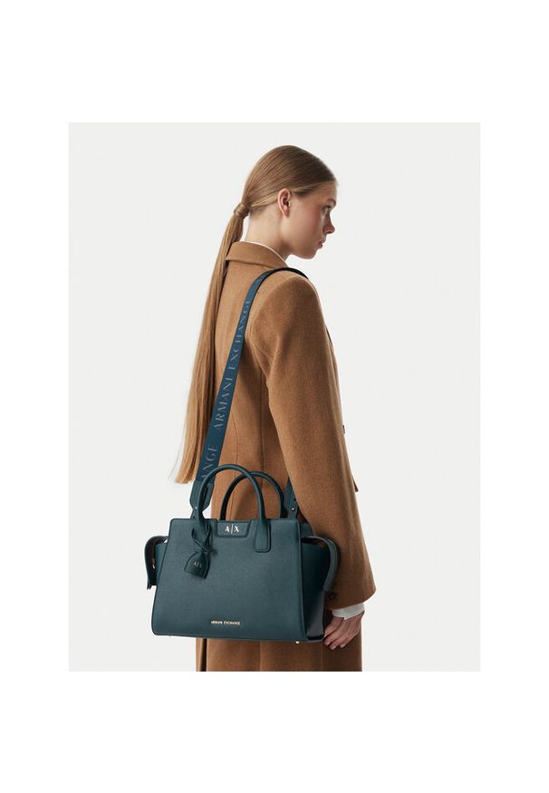 Torebka Armani Exchange. Kolor: zielony