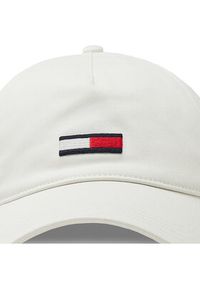 Tommy Jeans Czapka z daszkiem Flag AW0AW14594 Biały. Kolor: biały. Materiał: materiał, bawełna