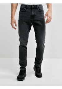 Big-Star - Spodnie jeans męskie czarne Harper 906. Stan: podwyższony. Kolor: czarny. Styl: vintage #1