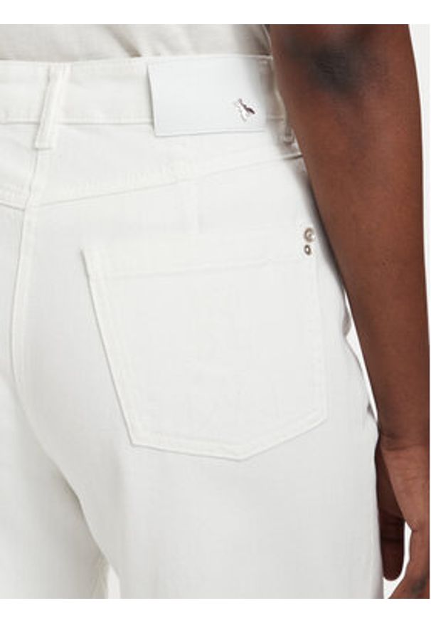 Patrizia Pepe Jeansy 2P1756/D107-W146 Biały Relaxed Fit. Kolor: biały