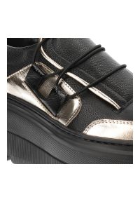 Czarne Sneakersy Armodo Modne Obuwie Damskie. Kolor: czarny #7