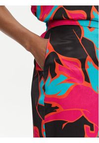 Fracomina Spodnie materiałowe FS24SV3004W651N4 Kolorowy Regular Fit. Materiał: wiskoza. Wzór: kolorowy #2