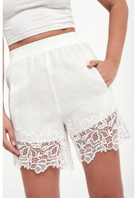 Ermanno Scervino Life - Spodenki damskie lniane ERMANNO SCERVINO LIFE. Materiał: len #4