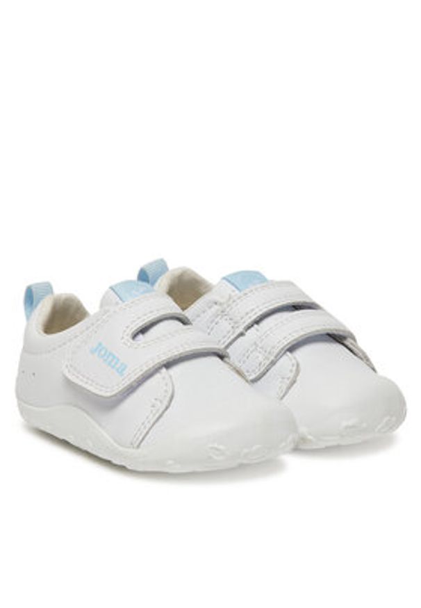 Joma Sneakersy Teddy Baby 2505 TEDYBS2505V Biały. Kolor: biały. Materiał: skóra