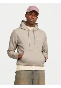 Jack & Jones Bluza Corp Logo 12152840 Beżowy Standard Fit. Kolor: beżowy. Materiał: syntetyk, bawełna #1